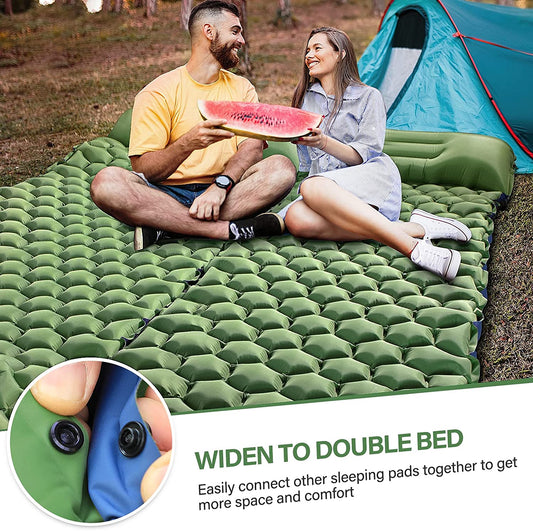 SleepinHike™ | Upgrade Waterproof Sleeping Pad for Camping (With Pillow)