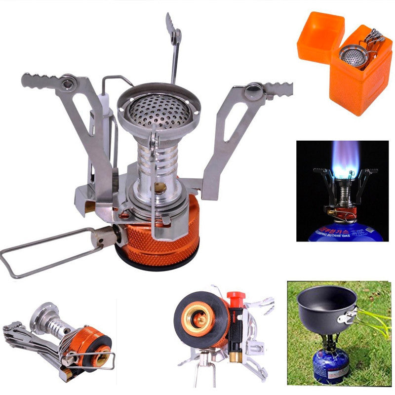 SleepinHike™ | Ultralight Portable Outdoor Pot Pan & Stove Set with Piezo Ignition