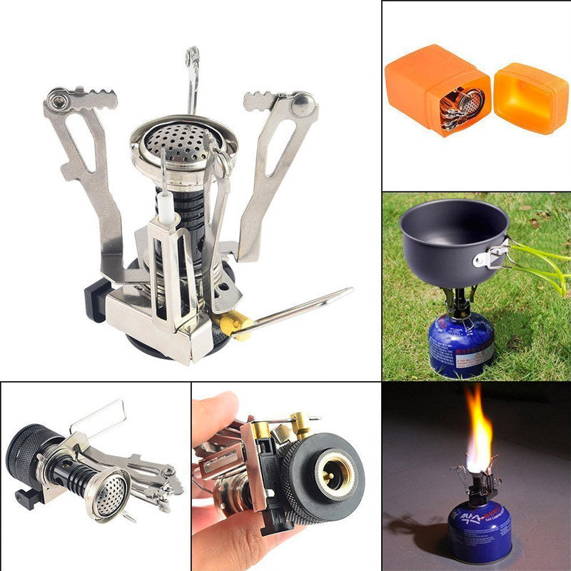 SleepinHike™ | Ultralight Portable Outdoor Pot Pan & Stove Set with Piezo Ignition