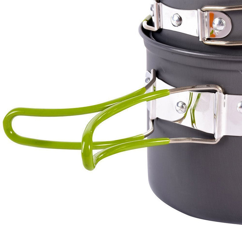 SleepinHike™ | Ultralight Portable Outdoor Pot Pan & Stove Set with Piezo Ignition