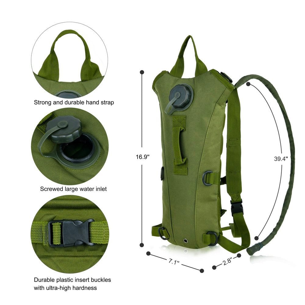 SleepinHike™ | Hydration Backpack with 3L Bladder