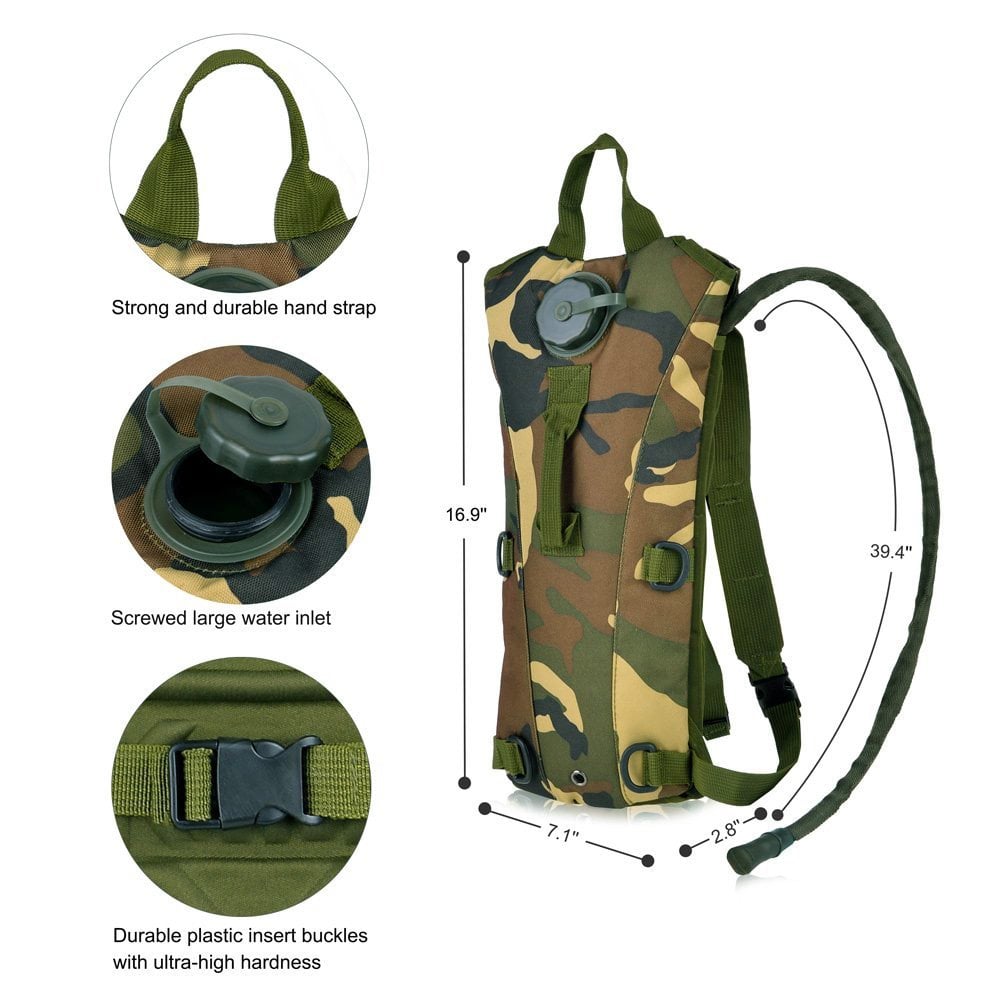 SleepinHike™ | Hydration Backpack with 3L Bladder