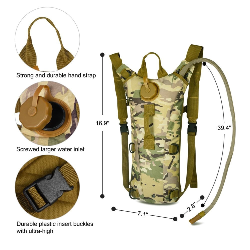SleepinHike™ | Hydration Backpack with 3L Bladder