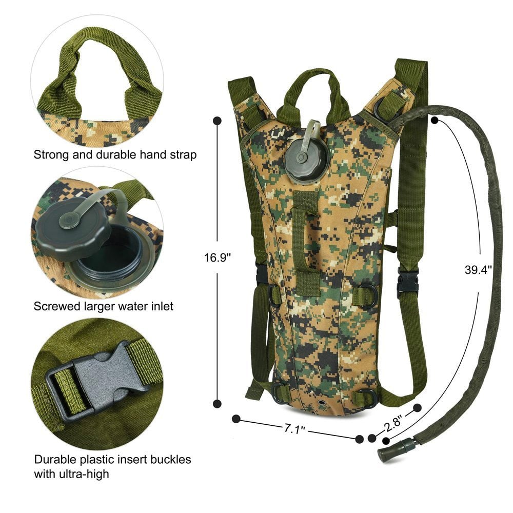 SleepinHike™ | Hydration Backpack with 3L Bladder