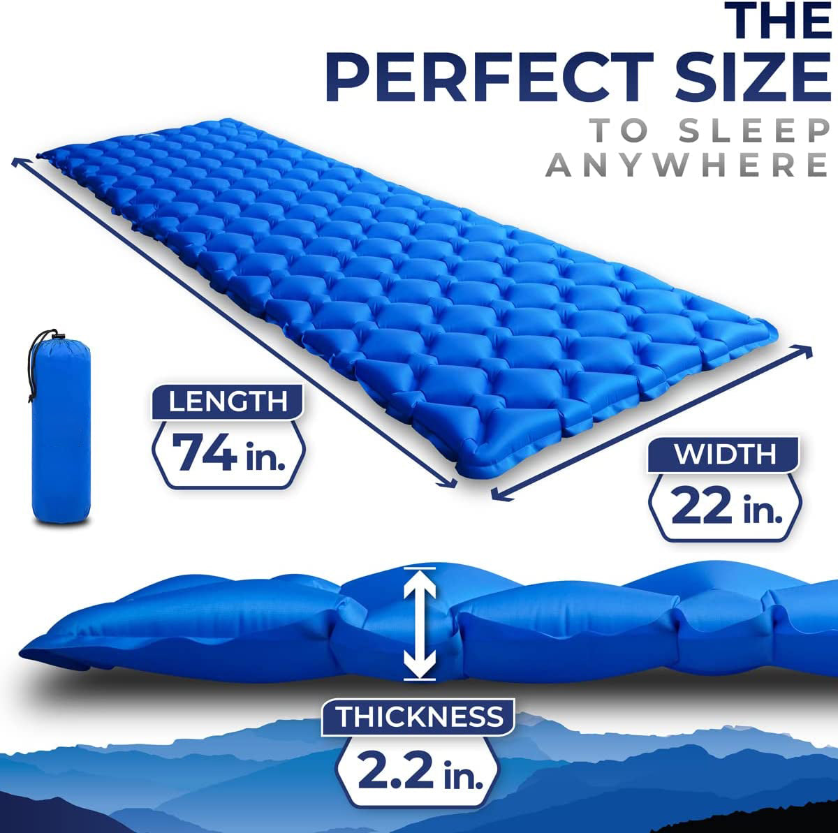 SleepinHike™ | Waterproof Sleeping Pad for Camping (Standard Version - No Pillow)