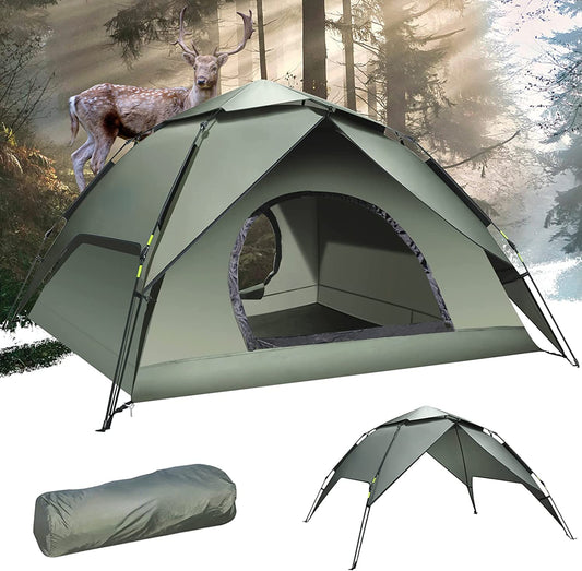 SleepinHike™ | 3 Season Backpack Tent | for 3 People Outdoor Camping