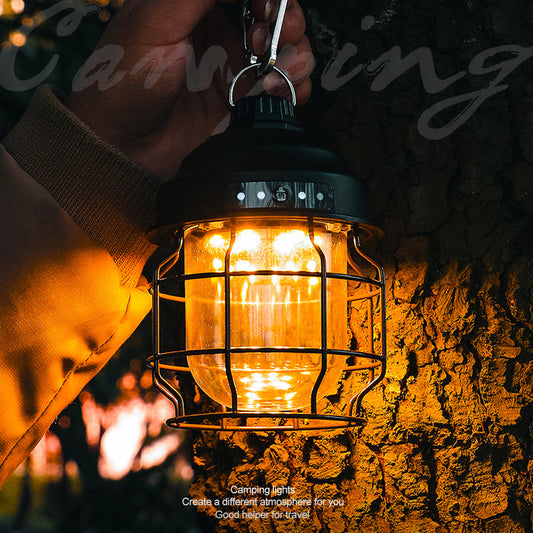SleepinHike™ | Metal Camping Lantern | Battery Powered