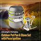 SleepinHike™ | Ultralight Portable Outdoor Pot Pan & Stove Set with Piezo Ignition